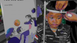 Kegiatan layanan kesehatan bertema “A Great Generation Without Stunting, Yes We Can” (Foto Istimewa)