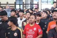 Dekot Radian saat Nobar Pertandingan Persija vs Persib di Pajagalan (Foto Istimewa)