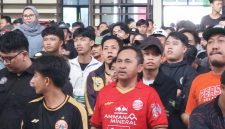 Dekot Radian saat Nobar Pertandingan Persija vs Persib di Pajagalan (Foto Istimewa)