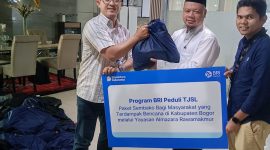 Kegiatan Penyaluran bantuan 1000 paket sembako kepada masyarakat terdampak bencana di Kabupaten Bogor (Foto Istimewa)