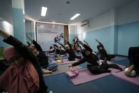 kegiatan Edukasi Nutrisi Ibu Hamil yang dipadukan dengan Senam Hamil/Pilates di Aula Gerai Sehat Rorotan (Foto Istimewa)