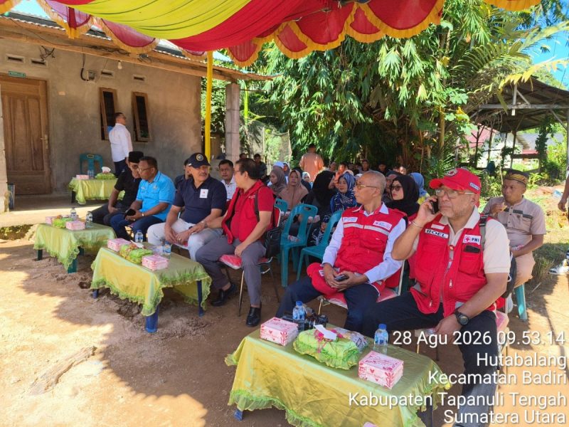 Kegiatan Peresmian Sumur Bor di Tapanuli Tengah (Ist)